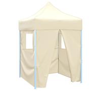 Tenda da ricevimento pieghevole con 4 ripiani 2x2 m Acciaio creparasolo da esterno, tenda, mobili da esterno, forniture per la casa, decorazione
