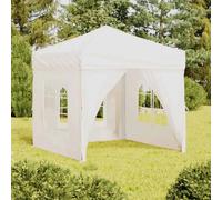 Tenda da ricevimento pieghevole con balsamo bianco Wexed 2x2 mParasol da esterno, tenda, mobili da esterno, forniture per la casa, decorazione
