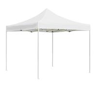 Gazebo professionale pieghevole alluminio 2x2 m bianco