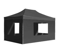 Tenda da ricevimento pieghevole in alluminio Wexed 4,5x 3m Antrociteparasol da esterno, tenda, mobili da esterno, forniture per la casa, decorazione