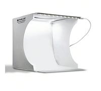 Tenda Da Ripresa Pieghevole Portatile Da 23cm Con Luce Da 550lm, Kit Scatola Di Illuminazione Per Fotografia Con 6 Sfondi Di Colore Nero, Bianco, Giallo, Rosso, Verde, Blu Tagli UnicaPolicloruri di vi