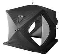 Tenda da sauna per esterni, tenda da pesca isolata per 4 persone, per tutte le stagioni, robusta, design panoramico, facile da montare, per campeggio e pesca sulla neve