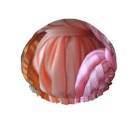 Tenda da sogno Cuffia da doccia impermeabile a doppio strato, adatta per varie dimensioni, riutilizzabile, protegge il cuoio capelluto