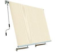 TENDA DA SOLE 2,5x2,5mt - ECRU' - SISTEMA A CADUTA PER BALCONE