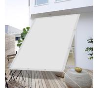 Tenda da Sole 230 x 300 cm Protezione Raggi UV 95% Tenda Parasole Impermeabile Rettangolare per Esterno, Giardino, Terrazzo, Balcone, Patio, Bianco