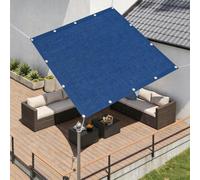Tenda da Sole 320 x 740 cm Traspirante, Permeabile All'Acqua e Ventilato Giardino Esterni, Vela de Sombra con Occhielli per Terrazza, Giardino, Balcone, Campeggio, Blu Scuro