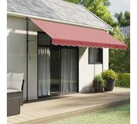 Tenda da sole, 4 m, 100% poliestere con rivestimento in PU, impermeabile e resistente ai raggi UV, pratica mantovana di ricambio per tenda da sole, facile da trasportare e da montare