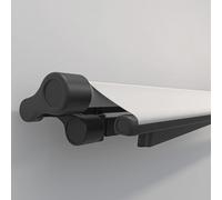 Tenda da sole 6 metri, antracite, modello Basic senza cassonetto, 6000 x 1500 mm, con manovella, configurazione individuale