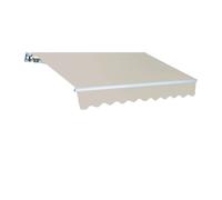 Tenda Sole Balcone Bracci Estensibili Parasole Avvolgibile Esterno 250x200 Beige