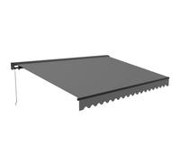 Tenda da sole a barra quadra per esterno con bracci avvolgibile varie misure