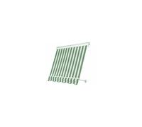 TENDA DA SOLE A CADUTA 2.5x2.5m VERDE-BIANCO
