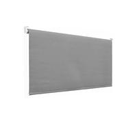 Tenda da Sole a Caduta 250x150 cm con Rullo in Alluminio, Parasole Esterno Grigio, Attacco Soffitto Incluso