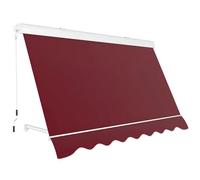 Tenda da Sole a Caduta 250x250 Rosso Ferrara Bracci Cassonata Esterno