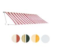 Tenda Da Sole A Caduta barra finale tonda 3X2,45 asta e bracci inclusi completa