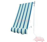 TENDA DA SOLE A CADUTA cm.100 x H.250 - verde/bianco