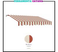 tenda da sole a caduta per esterno avvolgibile a barra quadra in alluminio