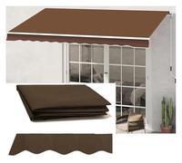 Tenda da sole a caduta, Tenda da sole, Sostituzioni di tessuto for tenda da sole retrattile in tessuto traspirante in poliestere ad alta resistenza(13x4.9FT)