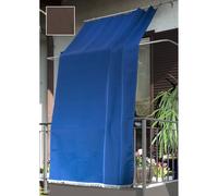 Tenda da sole a caduta verticale con anelli 145x300 cm marrone Di colore marrone