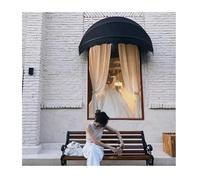 Tenda Da Sole A Cupola Pieghevole In Tela, Copertura per Tendalino Parasole, Tela Impermeabile Resistente Ai Raggi UV, Telaio In Lega Di Alluminio, per Il Residenziale E Il Commerciale (Colore : nero