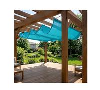 Tenda Da Sole A Rete Telescopica A Forma Di U for Tenda Da Sole, Vela Parasole Retrattile Resistente Ai Raggi UV for Pergola Da Giardino(W1.8*L3m/W5.90*L9.84ft)