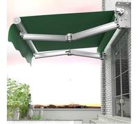 Tenda da sole a scomparsa manuale, copertura in policarbonato per protezione dalla luce solare e dalla pioggia, perfetta per l'ingresso della porta
