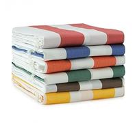 Tenda da sole a strisce con anelli 290 x 290 cm per esterno colore BORDEAUX