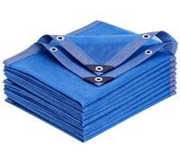 Tenda da Sole A Vela con Corda in Omaggio, Resistente all'Acqua E al Vento, per Esterni Giardino Terrazza Feste Cortile Campeggio(Blue,4x9m)