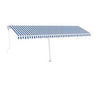 Tenda da sole automatica con sensore di vento e LED, 300 x 250 cm, color crema, perfetta per balcone, giardino, patio, esterno, parasole per finestre per un maggiore comfort