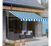 Tenda da sole autoportante regolabile, parasole per esterni per protezione da pioggia e sole, facile installazione, perfetta per giardino, balcone e parco, baldacchino resistente ai raggi UV