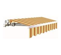TENDA DA SOLE AVVOLGIBILE cm.300 x H.200 - giallo/bianco/ara. SANGIORGIO