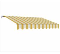 Tenda da sole barra quadra avvolgibile per esterno con rullo 300x200 cm a righe