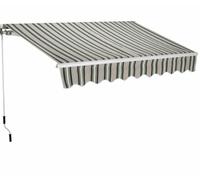 Tenda da sole barra quadra avvolgibile per esterno con rullo 300x200 cm a righe