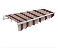 Tenda da sole barra quadra avvolgibile per esterno con rullo 300x200 cm a righe