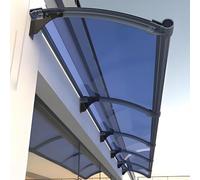 Tenda da sole blu per balcone e terrazza, 60 x 120 cm, elegante protezione solare resistente alle intemperie, ideale per la privacy e il comfort all'aperto, facile da installare
