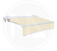 TENDA DA SOLE PER BALCONE - ECRU' - 3X2,5MT- Con bracci - Cassonata