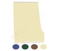 Tenda da Sole con Anelli A Caduta per Esterno Porta Balcone Veranda Tinta Unita