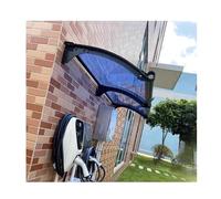 Tenda da Sole Curva per Esterni - Copertura per Patio Resistente ai Raggi UV e all'Acqua, Riparo dalla Pioggia per la Porta d'ingresso del Portico, 150x350 cm (59,1x137,8