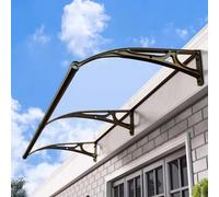 Tenda da sole dal design moderno per porte e finestre, per porta d'ingresso, resistente ai raggi UV, all'acqua e alla pioggia, copertura in policarbonato per finestra, riparo dalla pioggia, portico