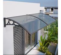 Tenda da sole e pioggia in policarbonato resistente per esterni, per patio, giardino, balcone e ingresso, soluzione ombreggiante resistente alle intemperie