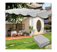 Tenda da sole elettrica a cassonetto, Retractable Sun Shade Sail Outdoor Solid Color Multiple Sizes(W2.5*L13m/W8.2*L42.6ft)