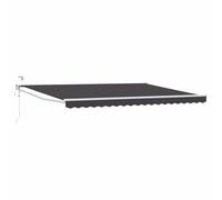 Tenda da sole elettrica antracite, 4 x 2 m, in alluminio