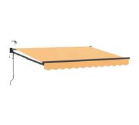 Tenda da sole elettrica per terrazza con LED in alluminio | Sensore meteo a ritiro automatico, design moderno, facile da pulire, ideale per terrazza