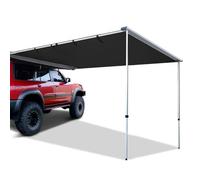 Tenda da Sole Estraibile per Veicoli, Tenda da Sole Laterale per Auto Regolabile in Altezza, Tenda da Sole per Camper, Tenda da Campeggio Sul Tetto, Telaio in Lega di Alluminio, Impermeabile PU5000mm(