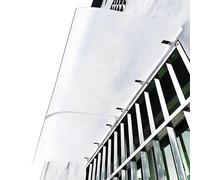 Tenda Da Sole For Esterni, Copertura Antipioggia Impermeabile In | Policarbonato Satinato For Terrazza(35x100cm)