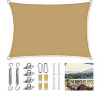 Tenda da Sole for Esterni Resistente al Vento con Kit di Fissaggio e Corda for Tiranti Tenda da Sole Quadrata Rettangolare for Piscina Parasole for Stagno da Giardino 2 m 2,5 m 3 m 3,6 m 4 m 5 m 6 m 7