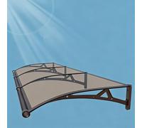 Tenda Da Sole For Finestra For Porta D'ingresso, 60x100cm,80x220cm, Tende Da Sole For Patio Esterne, Copertura In Policarbonato, Scudo Antipioggia For Esterni(60x100cm/24x39in)