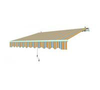 Tenda da sole giallo/grigio 295 x 200 cm