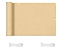 Tenda da Sole Impermeabile 300 x 460 cm Protezione Solare Respirante Anti UV Rettangolare Resistente Alle Intemperie Vele Ombreggianti Rettangolari per Giardino, Color Crema
