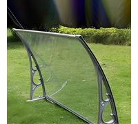 Tenda da sole impermeabile per porte e finestre da esterni, resistente, trasparente, per finestre e porte, 80 x 120 cm, ideale per protezione e ombra