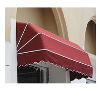 Tenda da sole impermeabile per porte e terrazze e balconi, 70 x 60 x 60 cm, colore rosso
